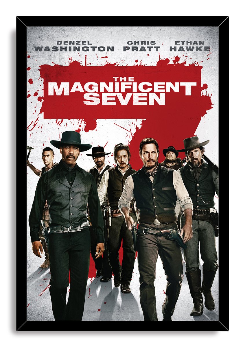 The Magnificent Seven Movie Poster Decorative Painting (paper and canvas) art poster printing print