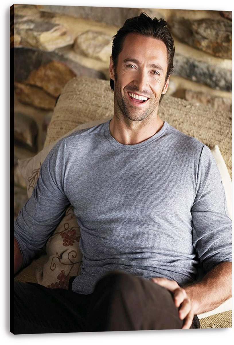 Hugh Jackman Decorative Painting (paper and canvas) art poster printing print