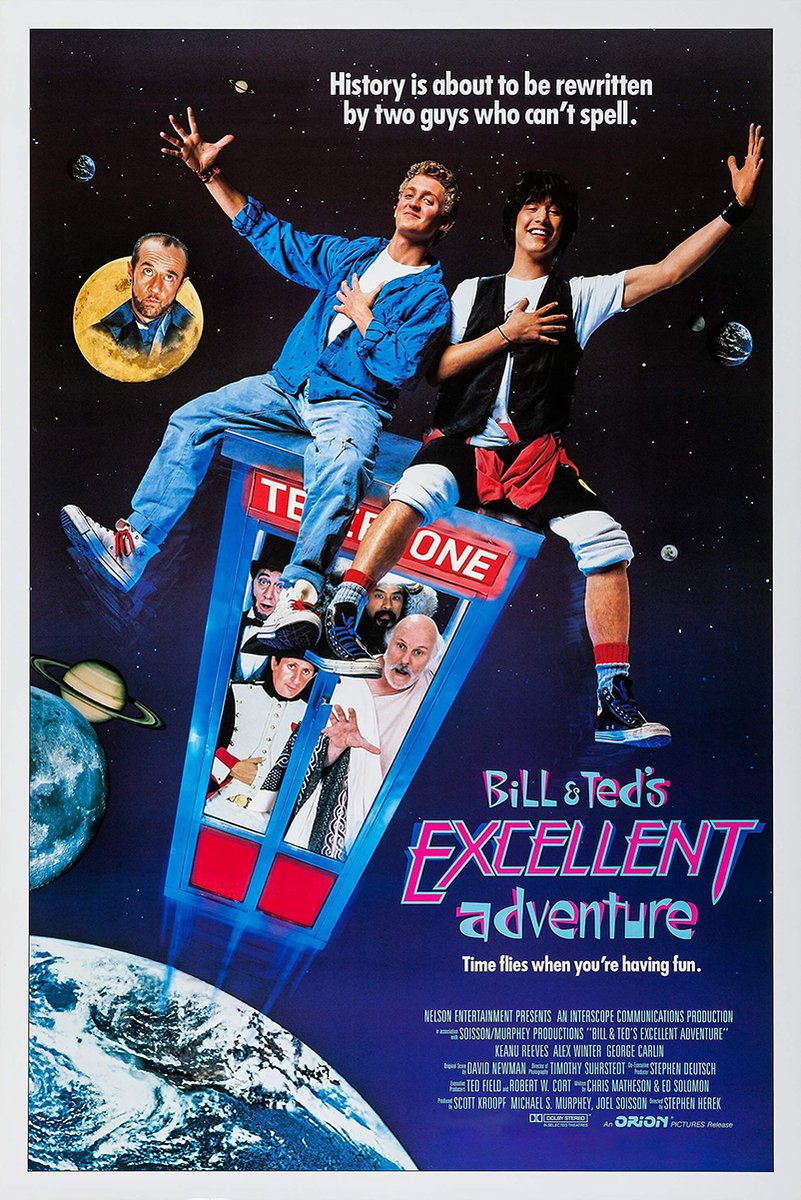 Bill & Ted's Excellent Adventure Decorative Painting (paper and canvas) art poster printing print