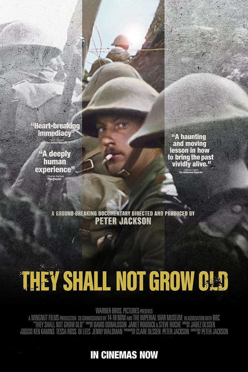 They Shall Not Grow Old Movie Poster Decorative Painting (paper and canvas) art poster printing print