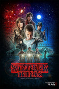 Stranger Things Cast Decorative Painting (paper and canvas) art poster printing print