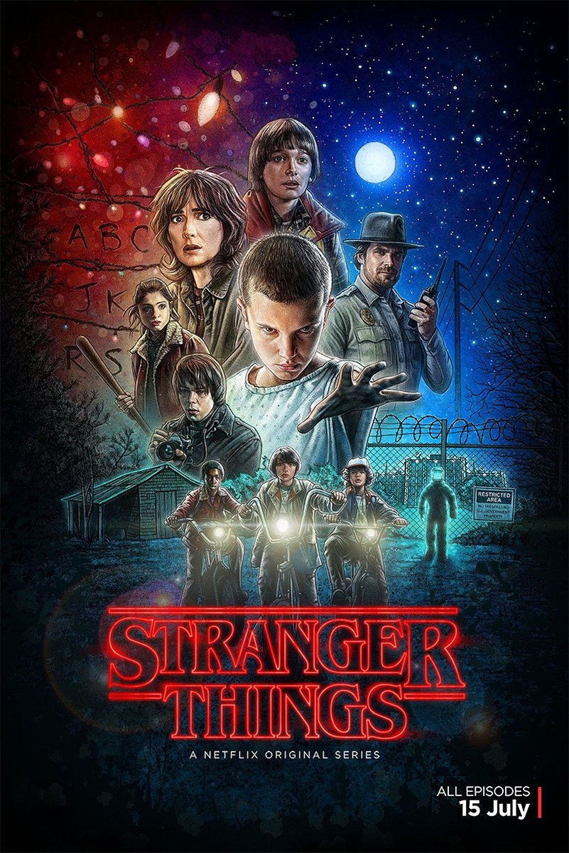 Stranger Things Cast Decorative Painting (paper and canvas) art poster printing print