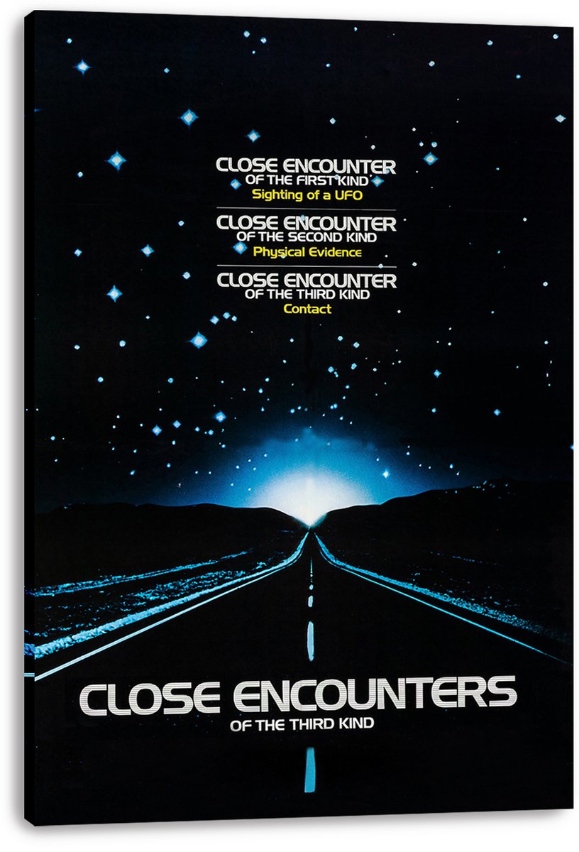 Close Encounters of the Third Kind Movie Poster Decorative Painting (paper and canvas) art poster printing print
