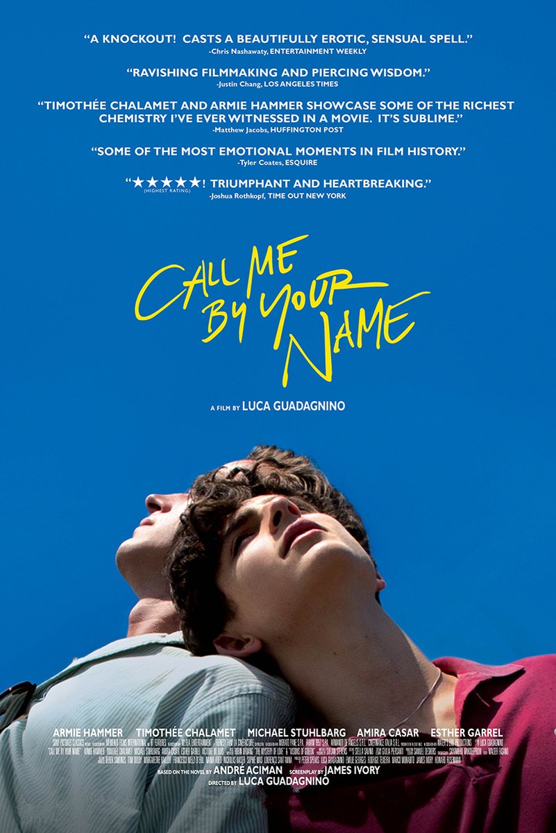 Call Me By Your Name Movie Poster Decorative Painting (paper and canvas) art poster printing print