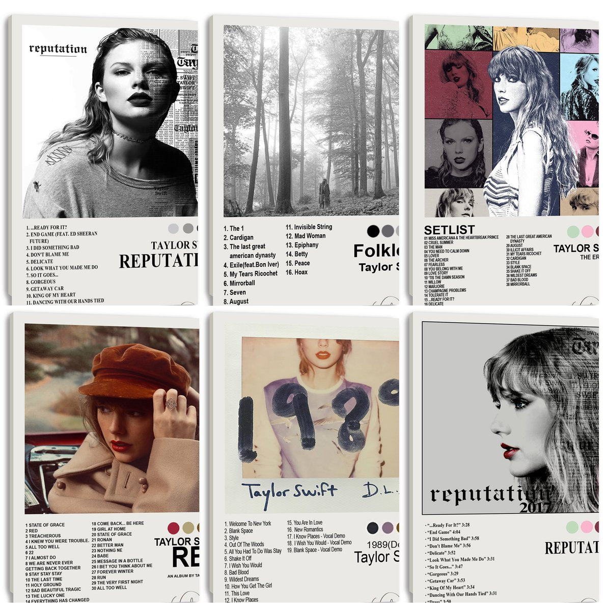 Taylor Swift Album Art Collection Decorative Painting (paper and canvas) art poster printing print