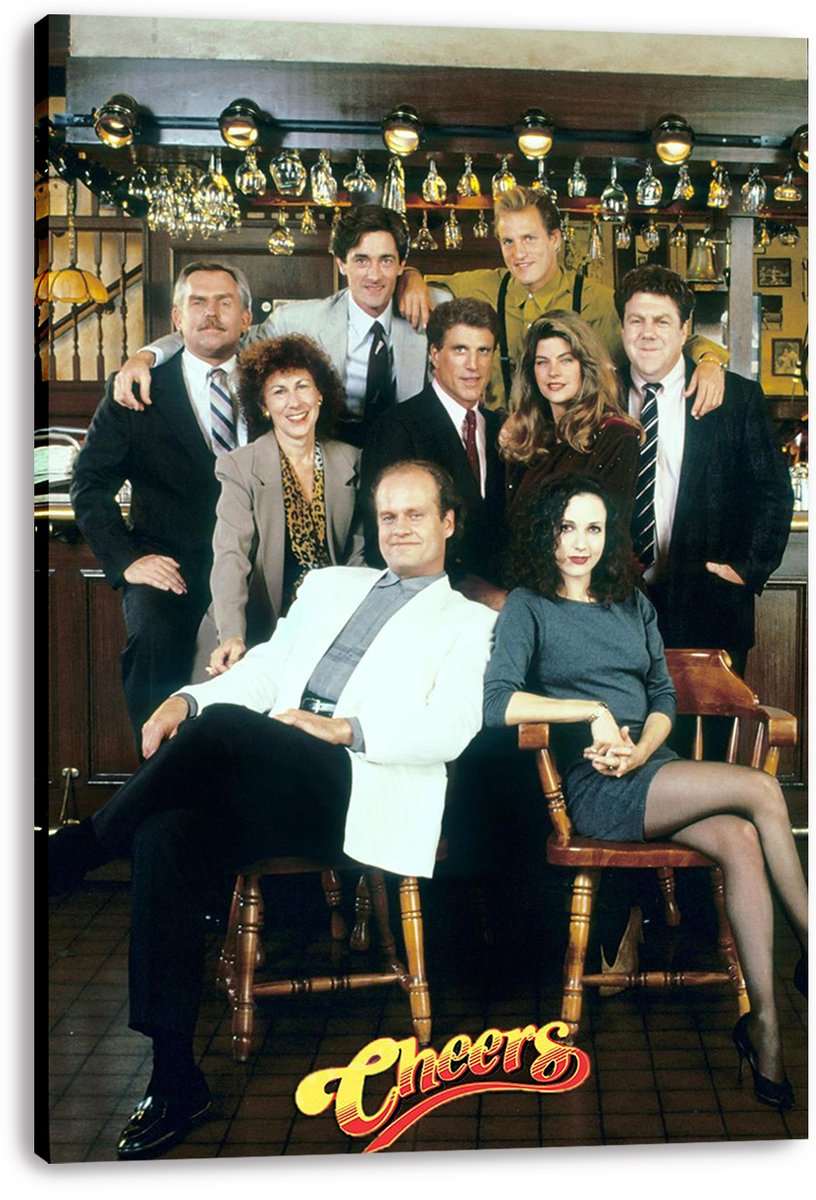 Cheers TV Show Cast Decorative Painting (paper and canvas) art poster printing print