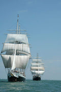Tall Ships at Sea Decorative Painting (paper and canvas) art poster printing print