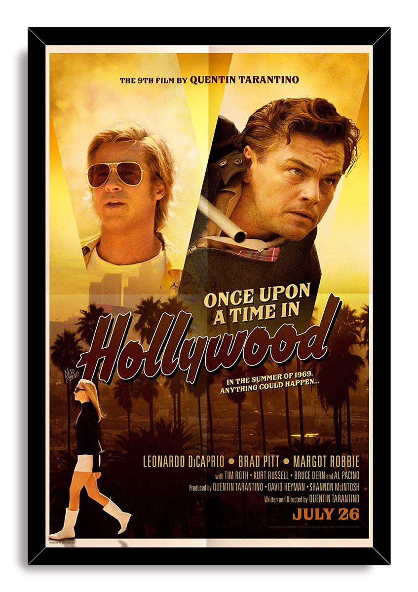 Once Upon a Time in Hollywood Decorative Painting (paper and canvas) art poster printing print