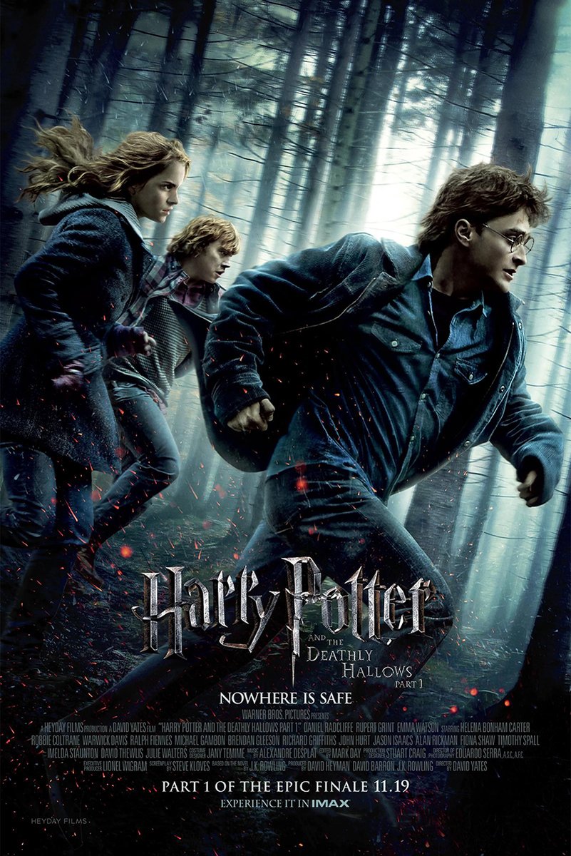 Harry Potter and the Deathly Hallows Part 1 Decorative Painting (paper and canvas) art poster printing print