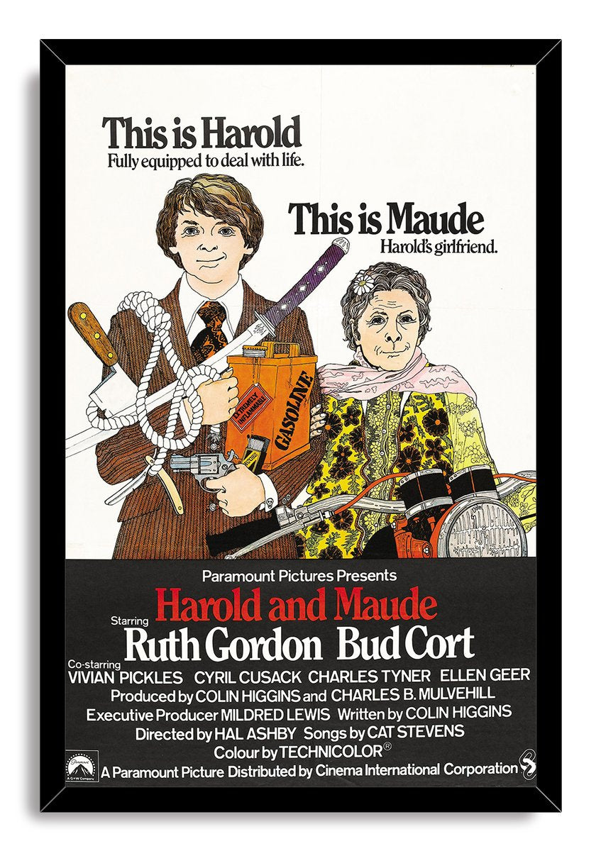 Harold and Maude Movie Poster Decorative Painting (paper and canvas) art poster printing print