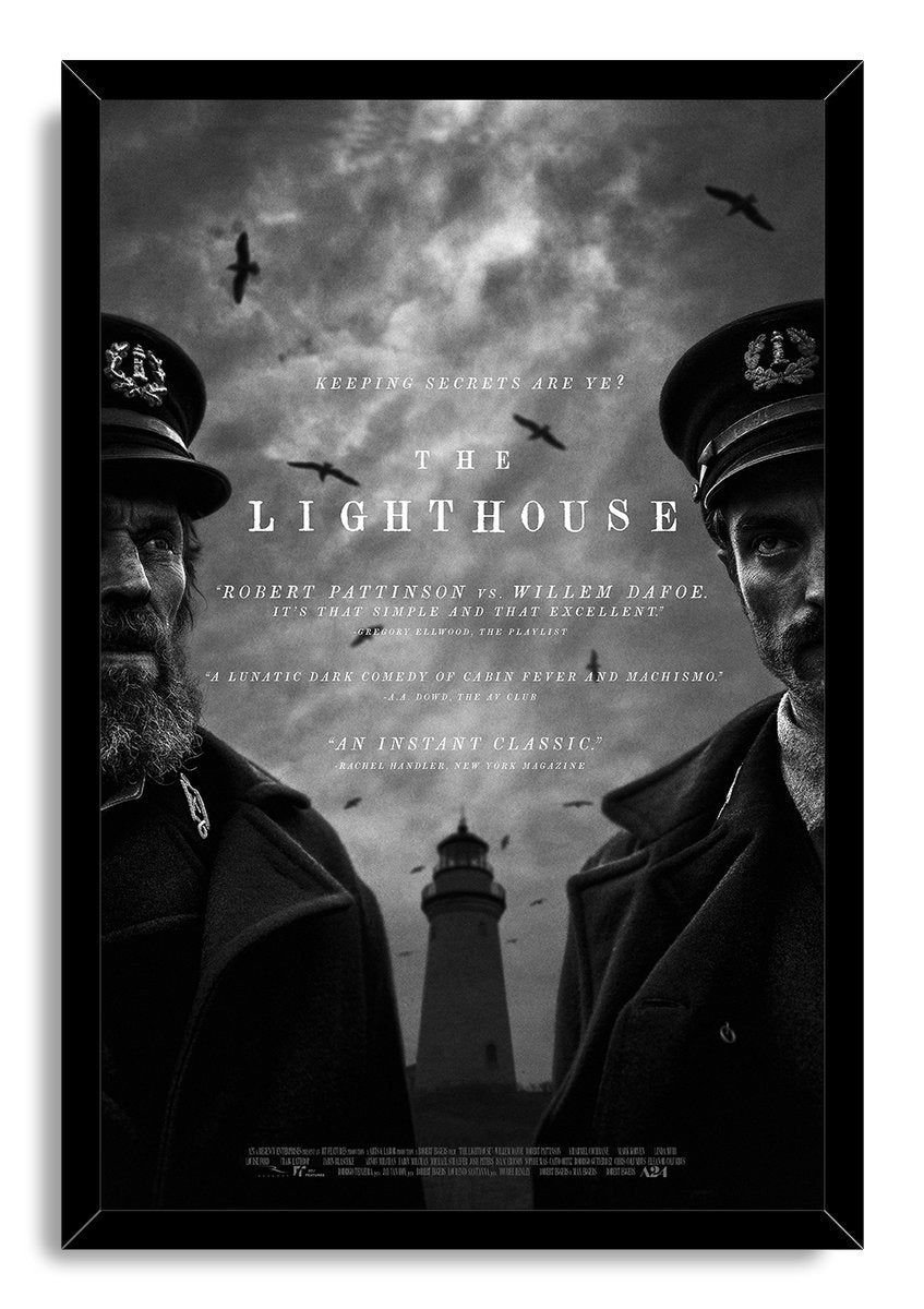 The Lighthouse Movie Robert Pattinson Willem Dafoe Decorative Painting (paper and canvas) art poster printing print