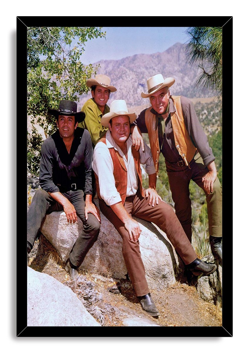 Bonanza TV Show Cast Decorative Painting (paper and canvas) art poster printing print