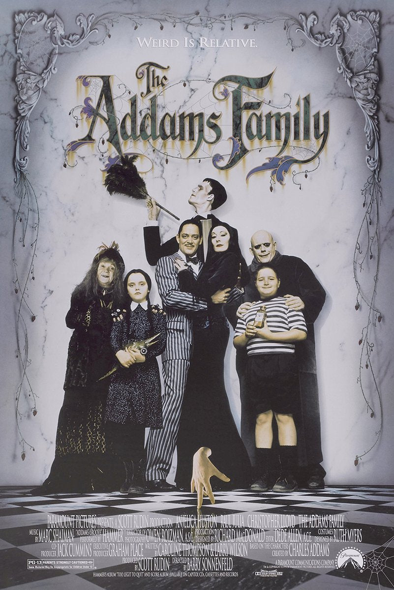 The Addams Family Decorative Painting (paper and canvas) art poster printing print
