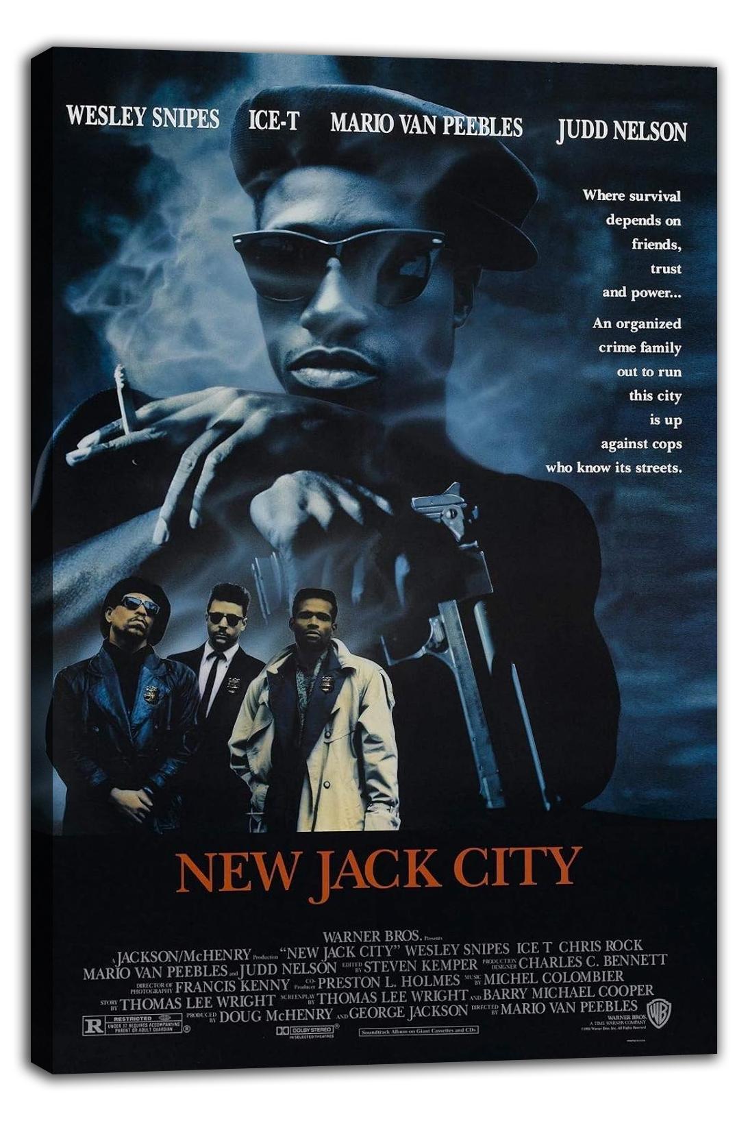 New Jack City 1991 Movie Poster (Paper and Canvas) Art Poster Printing Print