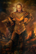 Willem Dafoe Fantasy Warrior Decorative Painting (paper and canvas) art poster printing print