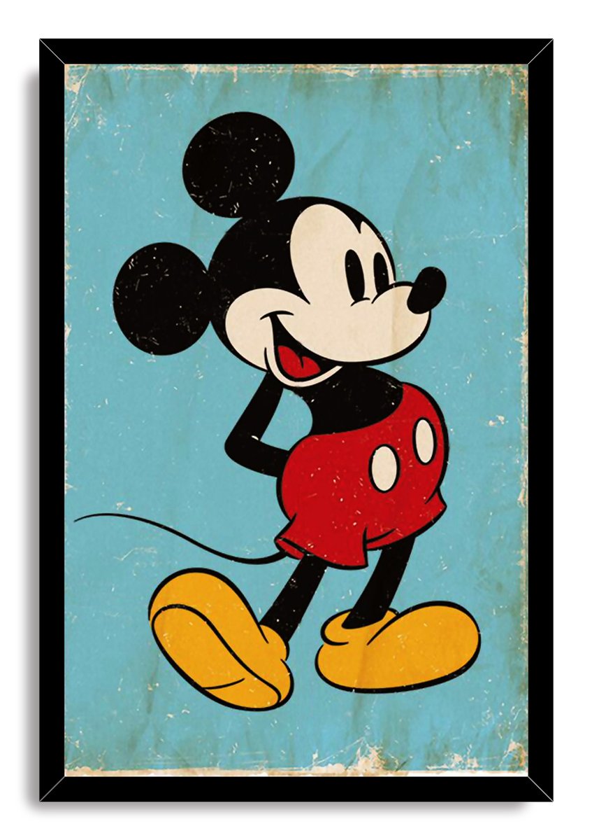 Mickey Mouse Decorative Painting (paper and canvas) art poster printing print