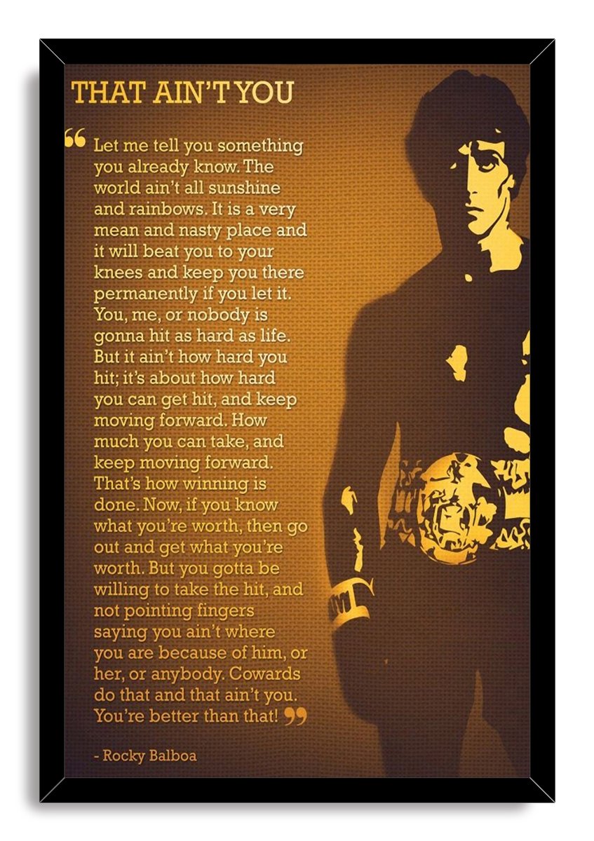 Rocky Balboa Decorative Painting (paper and canvas) art poster printing print