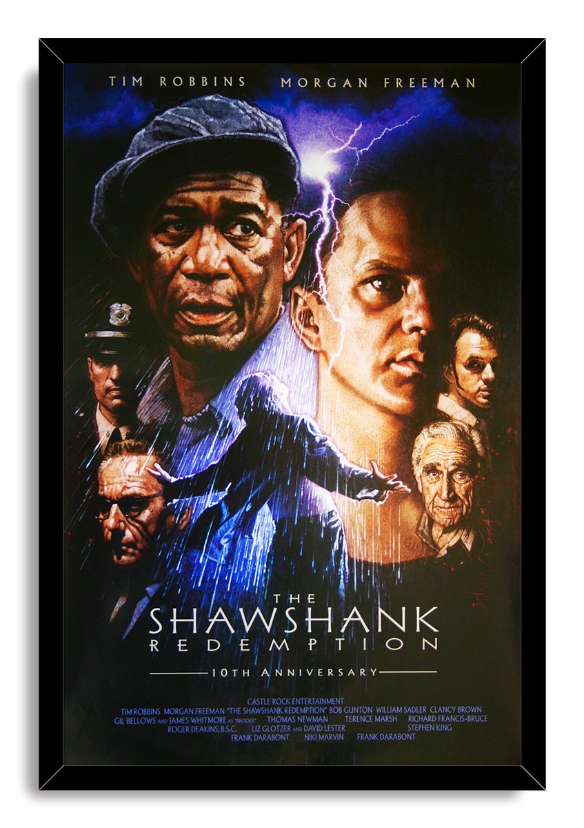 The Shawshank Redemption Movie Poster Decorative Painting (paper and canvas) art poster printing print