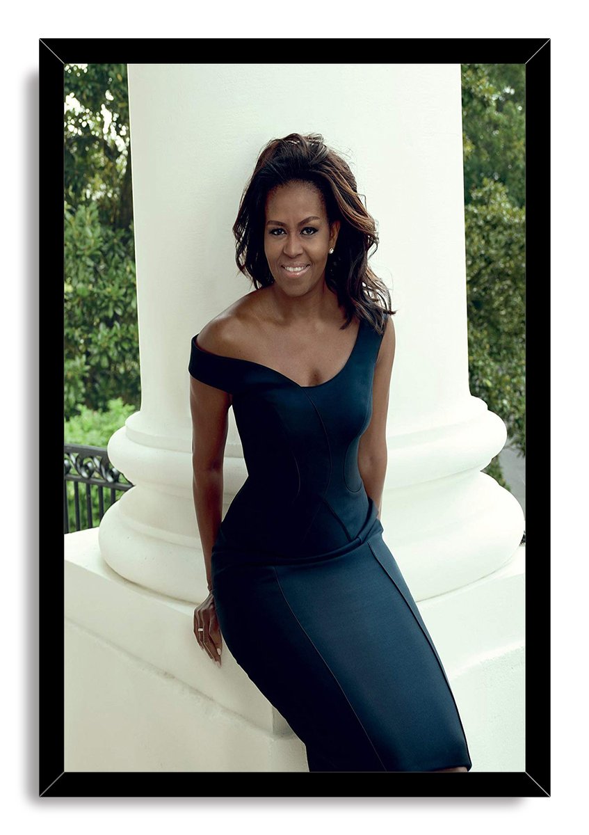 Michelle Obama Decorative Painting (paper and canvas) art poster printing print