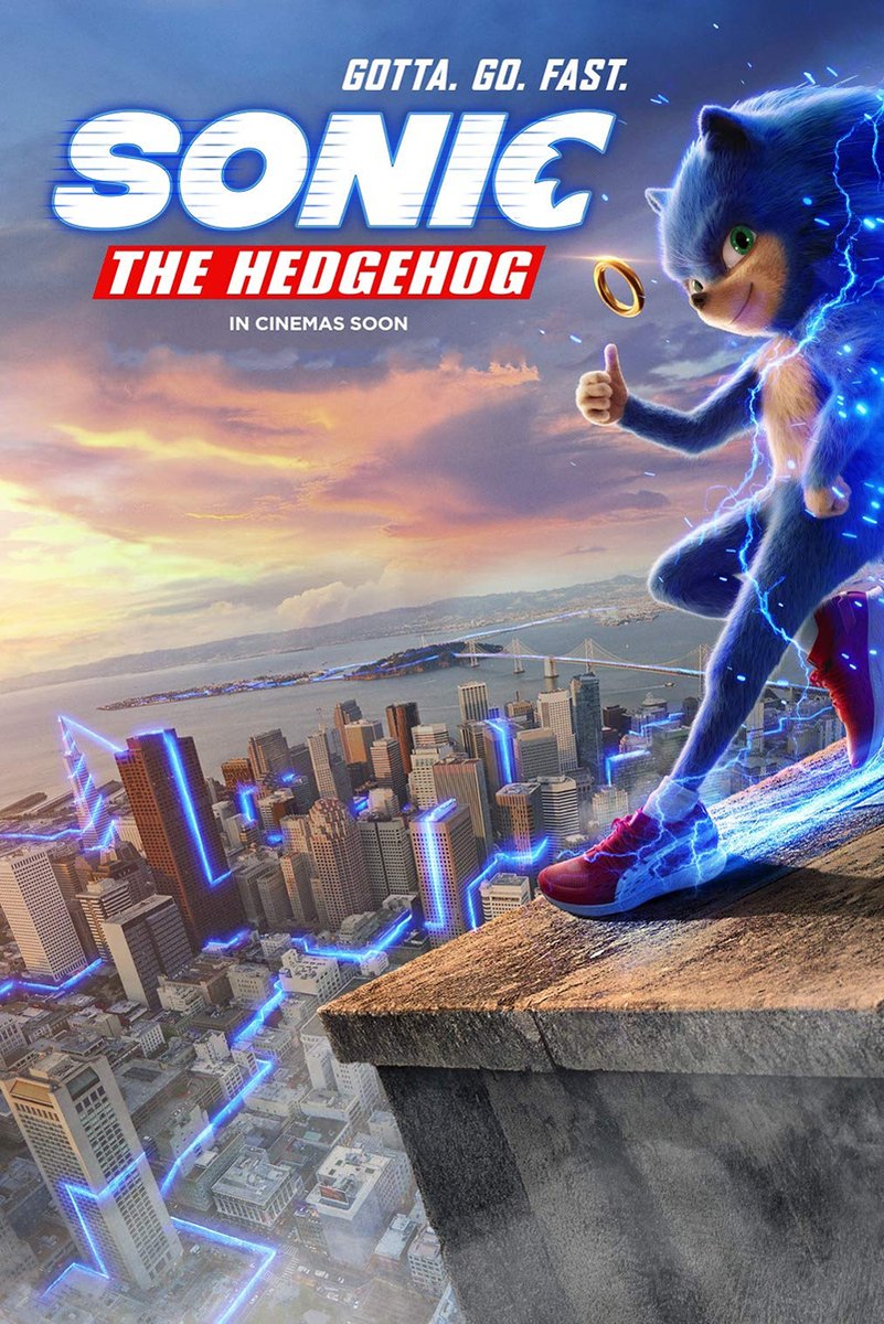 Sonic the Hedgehog Movie Decorative Painting (paper and canvas) art poster printing print