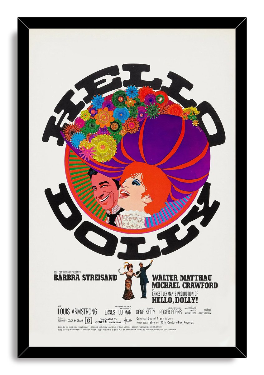 Hello, Dolly! Movie Poster Decorative Painting (paper and canvas) art poster printing print