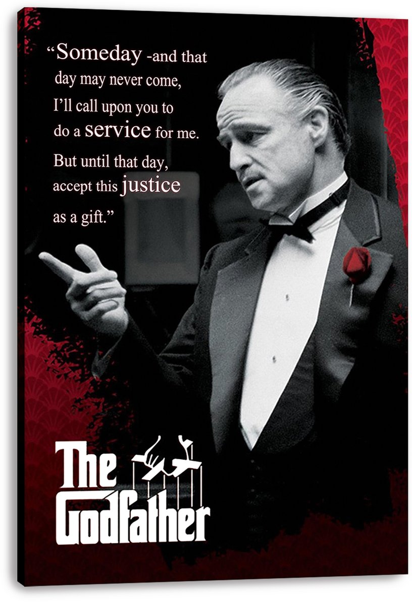 The Godfather Don Vito Corleone Decorative Painting (paper and canvas) art poster printing print