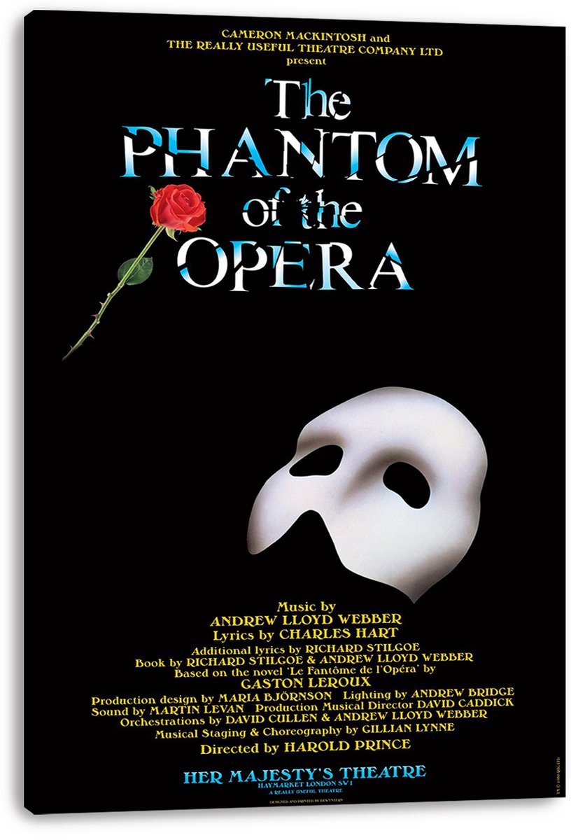 The Phantom of the Opera Decorative Painting (paper and canvas) art poster printing print
