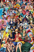 One Piece All Characters Decorative Painting (paper and canvas) art poster printing print