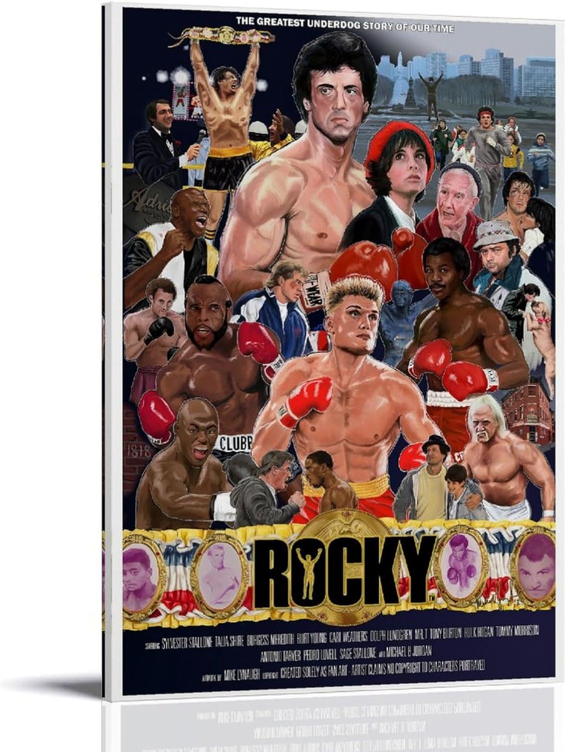 Rocky‎ Movie Poster(Paper and Canvas) Art Poster Printing Print
