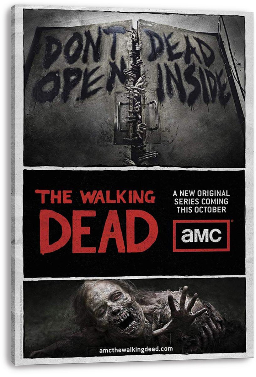 The Walking Dead Don't Open Dead Inside Decorative Painting (paper and canvas) art poster printing print