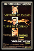 Goldfinger James Bond Movie Decorative Painting (paper and canvas) art poster printing print