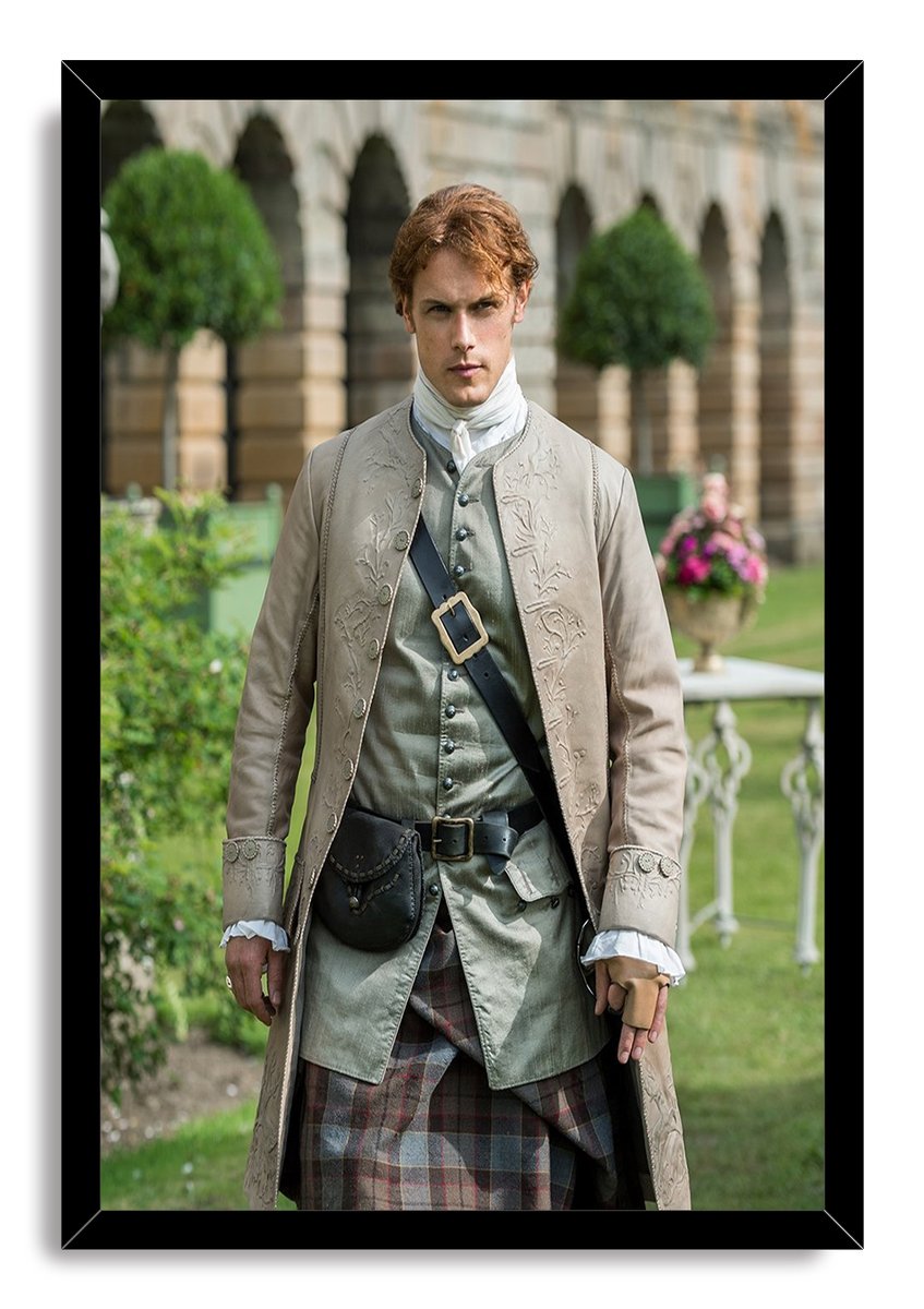 Jamie Fraser Outlander Decorative Painting (paper and canvas) art poster printing print