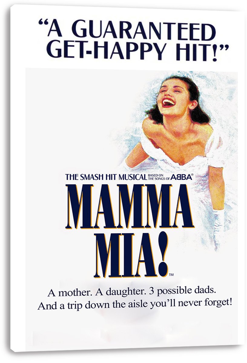 Mamma Mia! Decorative Painting (paper and canvas) art poster printing print