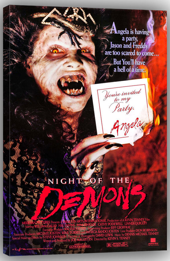Night of the Demons Movies(paper and canvas) art poster printing print