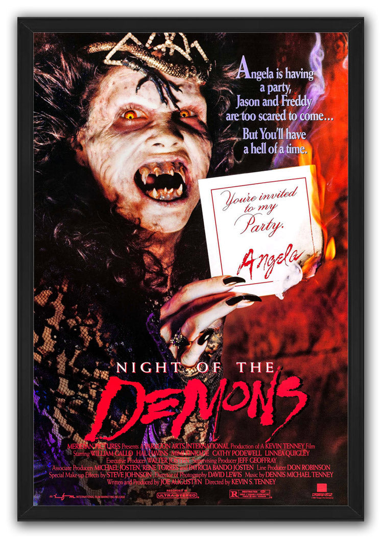 Night of the Demons Movies(paper and canvas) art poster printing print
