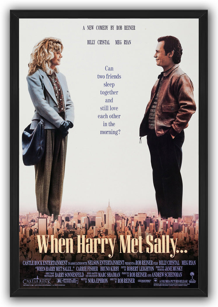 When Harry Met Sally Movies(paper and canvas) art poster printing print