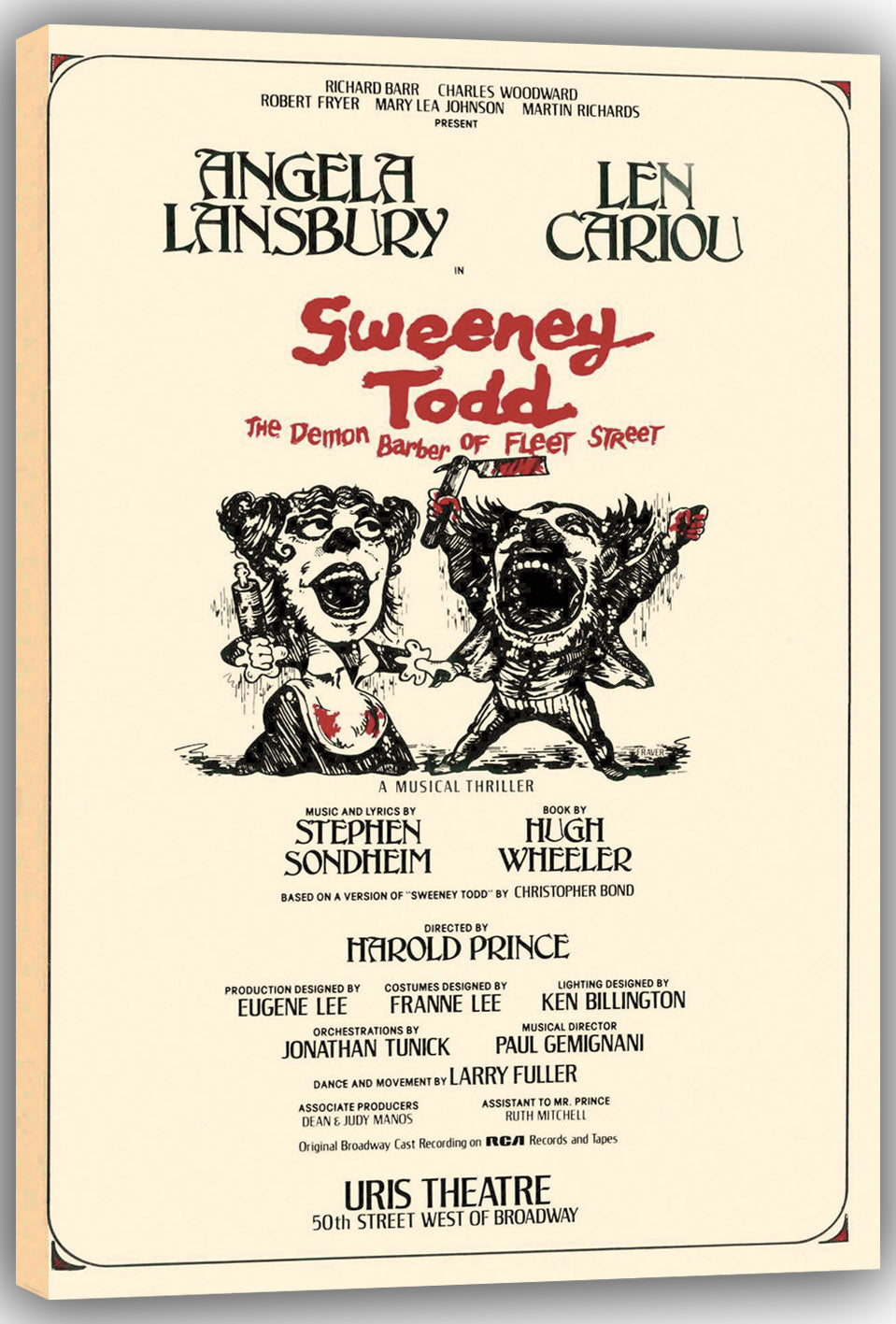 Sweeney Todd Movies(paper and canvas) art poster printing print