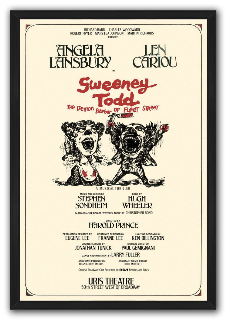 Sweeney Todd Movies(paper and canvas) art poster printing print