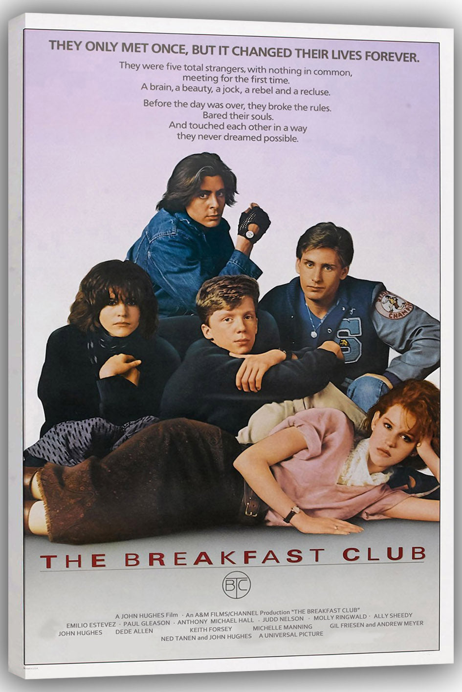The Breakfast Club Movies(paper and canvas) art poster printing print