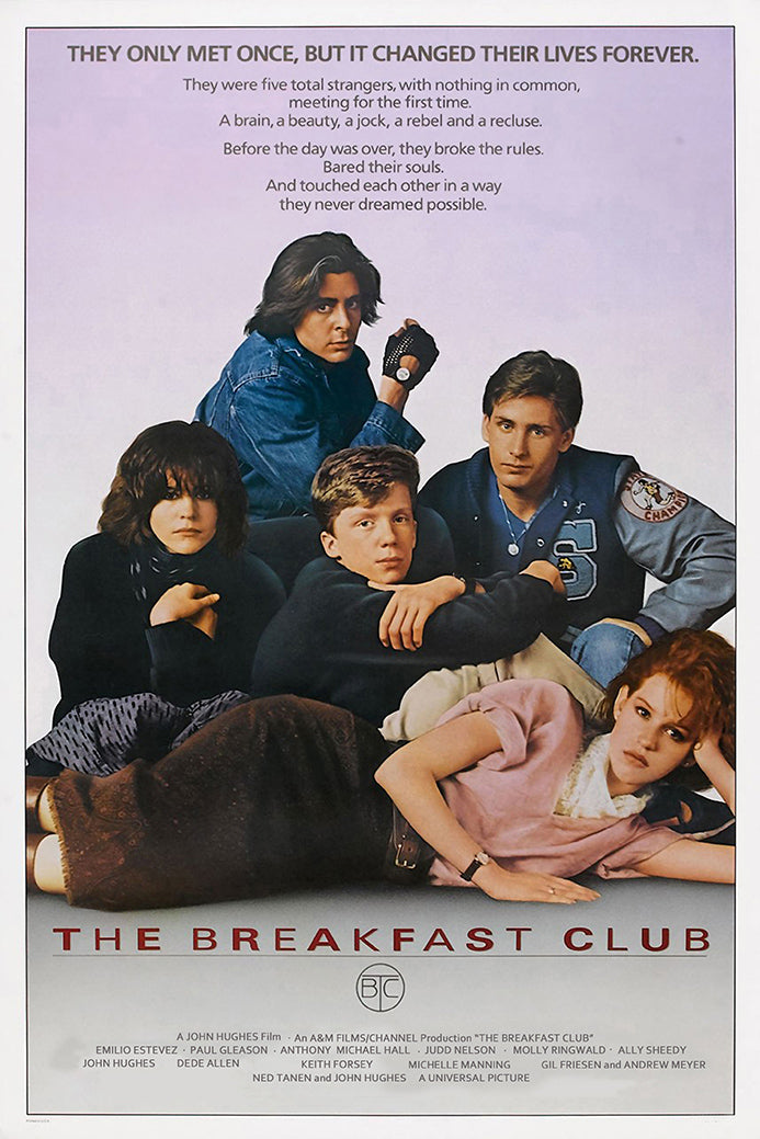 The Breakfast Club Movies(paper and canvas) art poster printing print