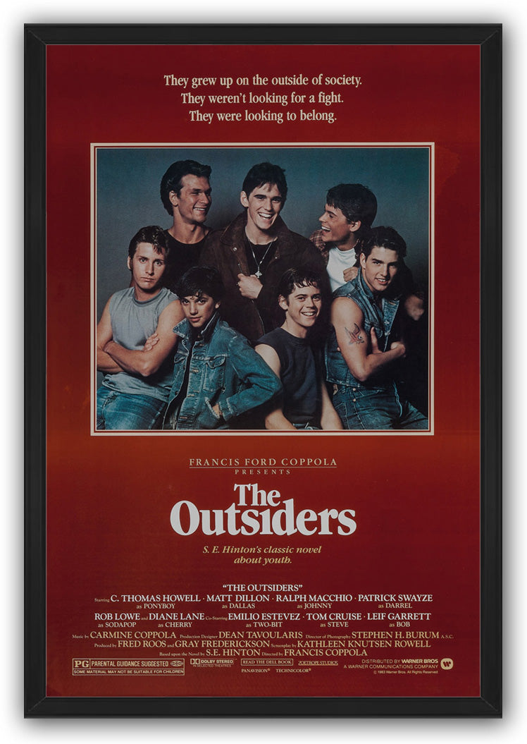 The Outsiders Movies(paper and canvas) art poster printing print