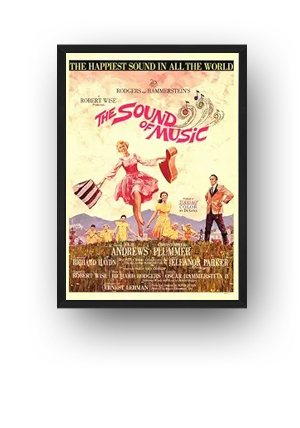 Sound of Music The (1965) (Paper-and-Canvas) Art Poster Printing Print