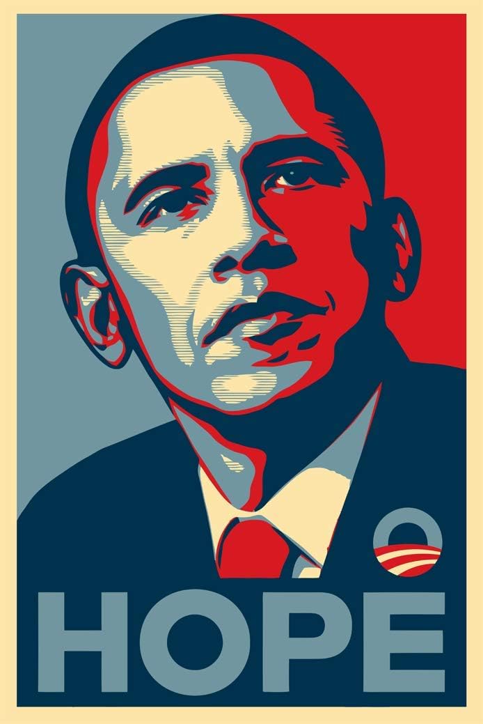 Barack Obama (paper and canvas) art poster printing print