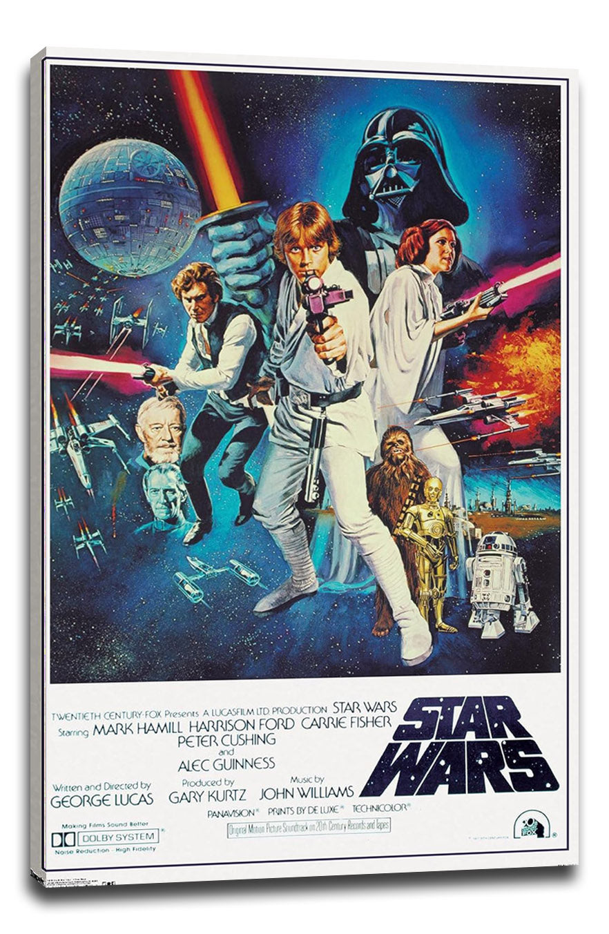 Star Wars IV Movie (Paper and Canvas) Art Poster Printing Print