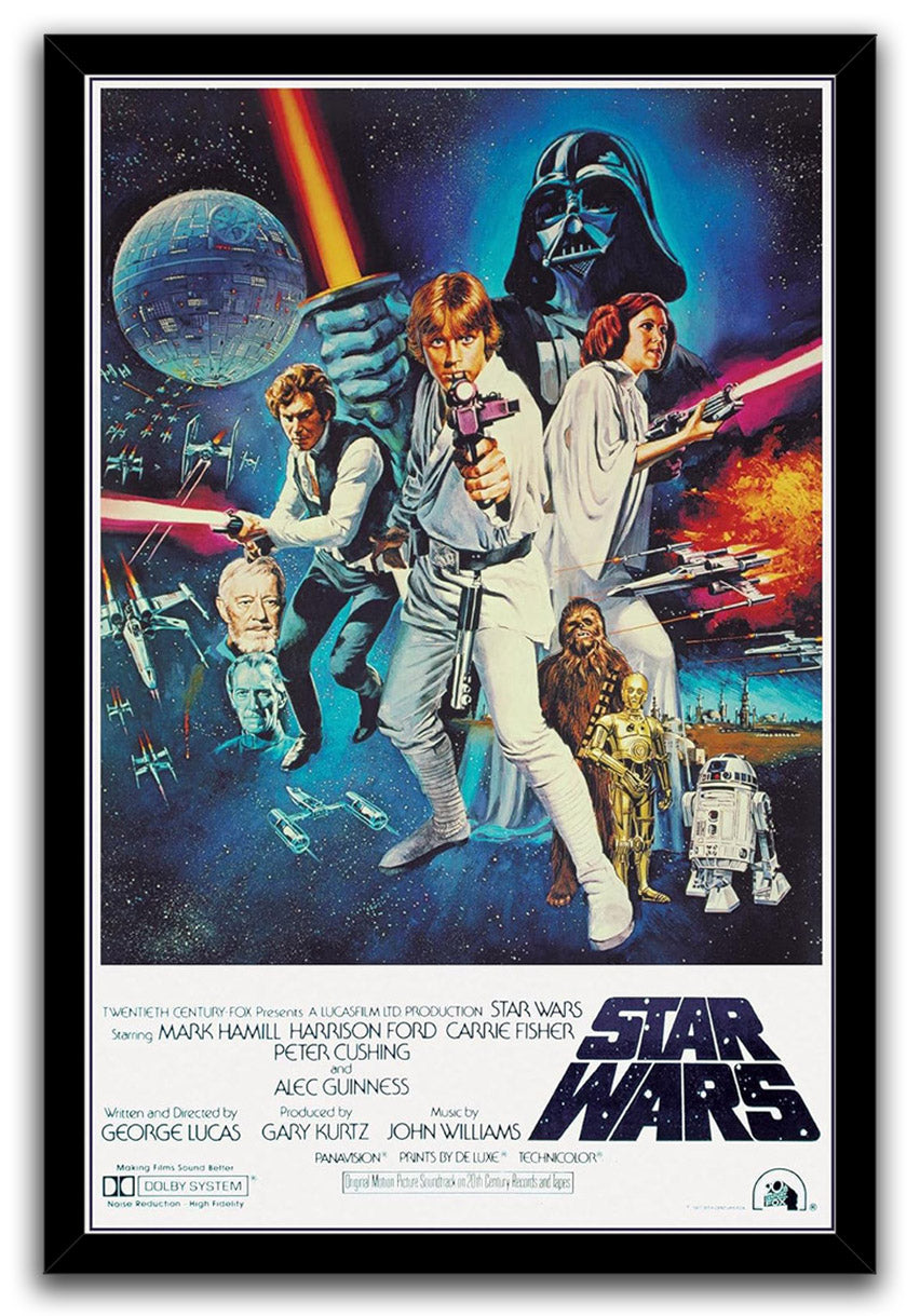 Star Wars IV Movie (Paper and Canvas) Art Poster Printing Print