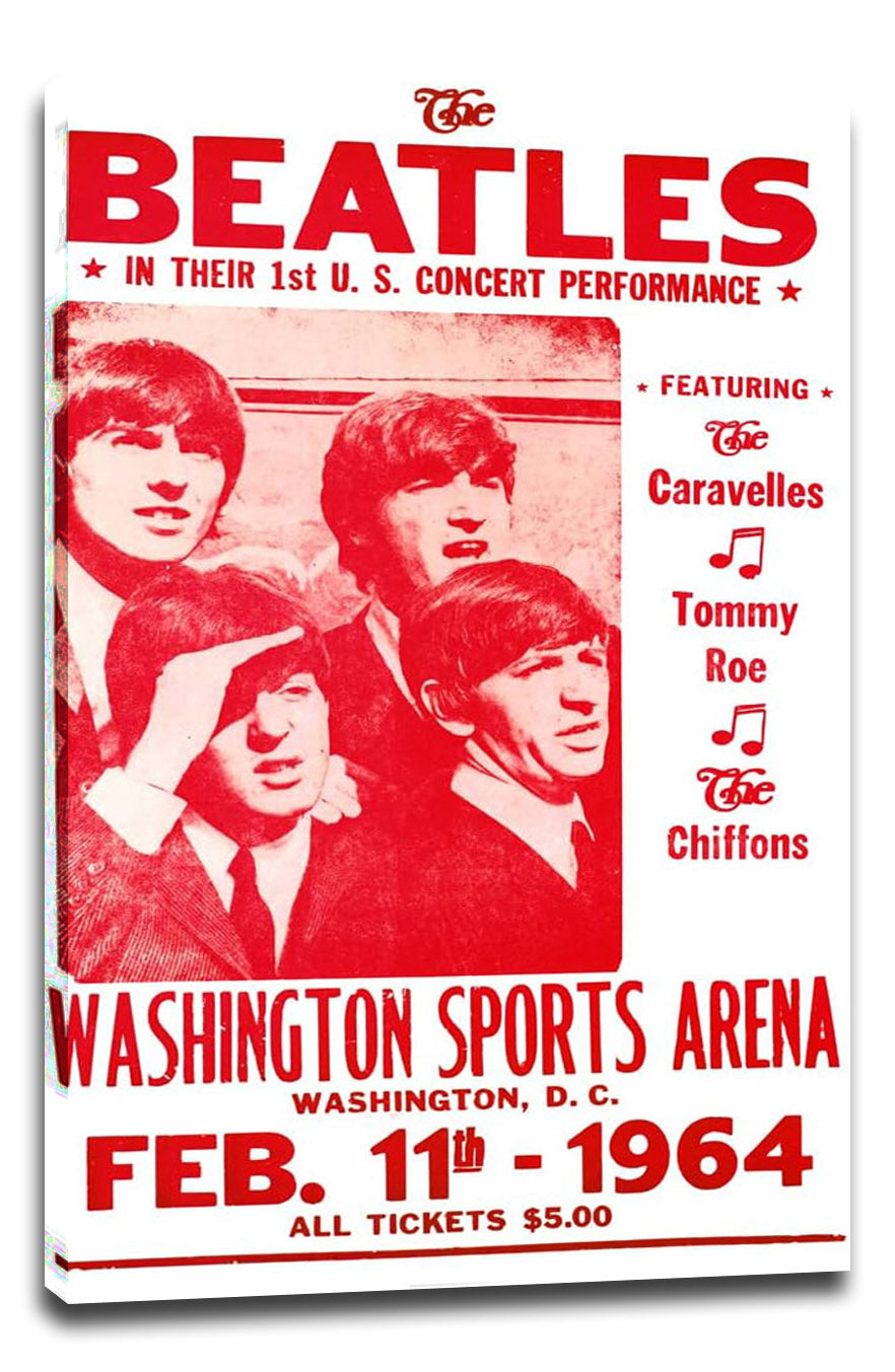 The Beatles Concert Music (Paper and Canvas) Art Poster Printing Print