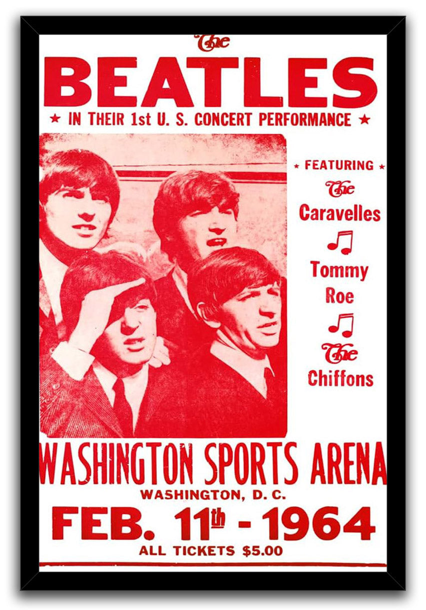 The Beatles Concert Music (Paper and Canvas) Art Poster Printing Print