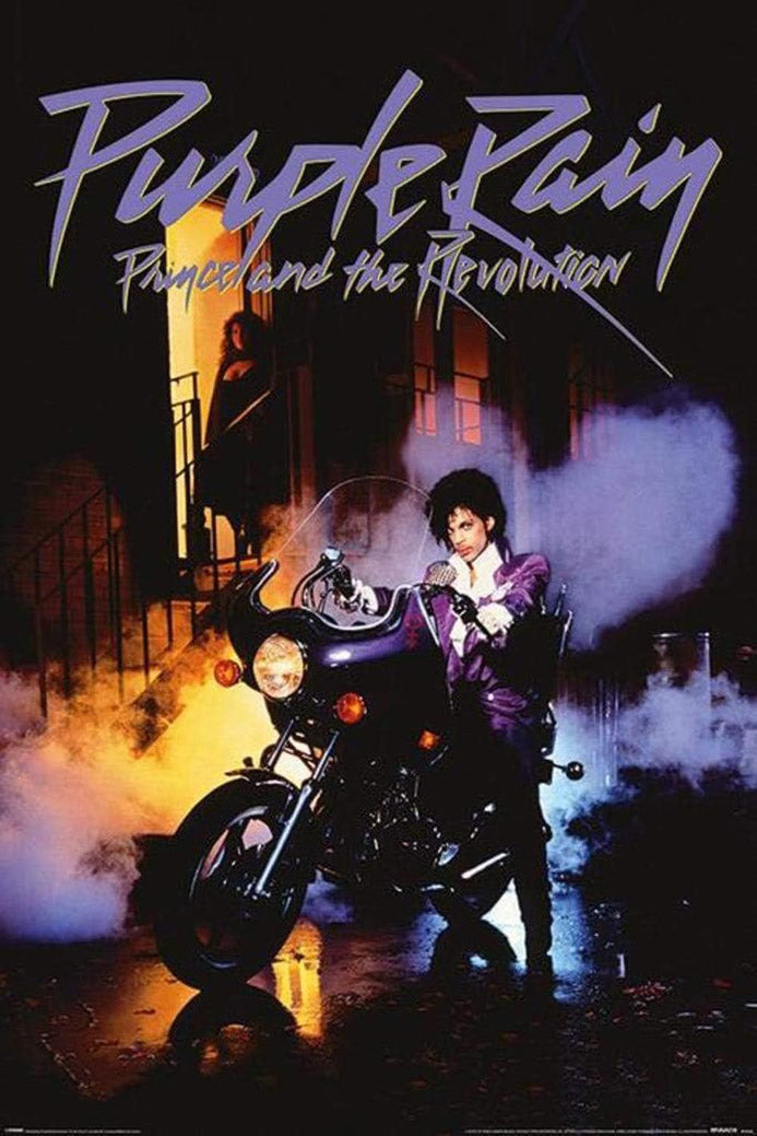 Purple Rain 1984 Music (Paper and Canvas) Art Poster Printing Print