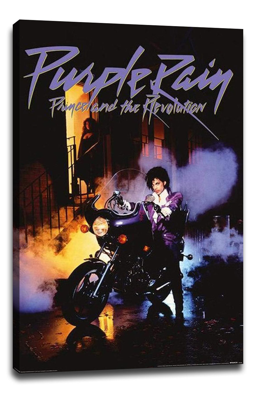 Purple Rain 1984 Music (Paper and Canvas) Art Poster Printing Print