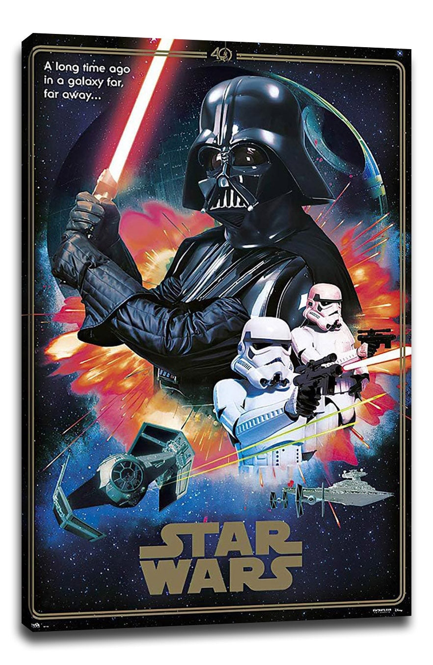 Star Wars Episode IV - A New Hope - Movie-(Paper and Canvas) Art Poster Printing Print